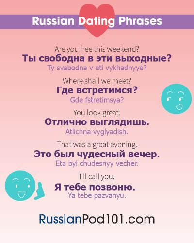 Russian dating phrases